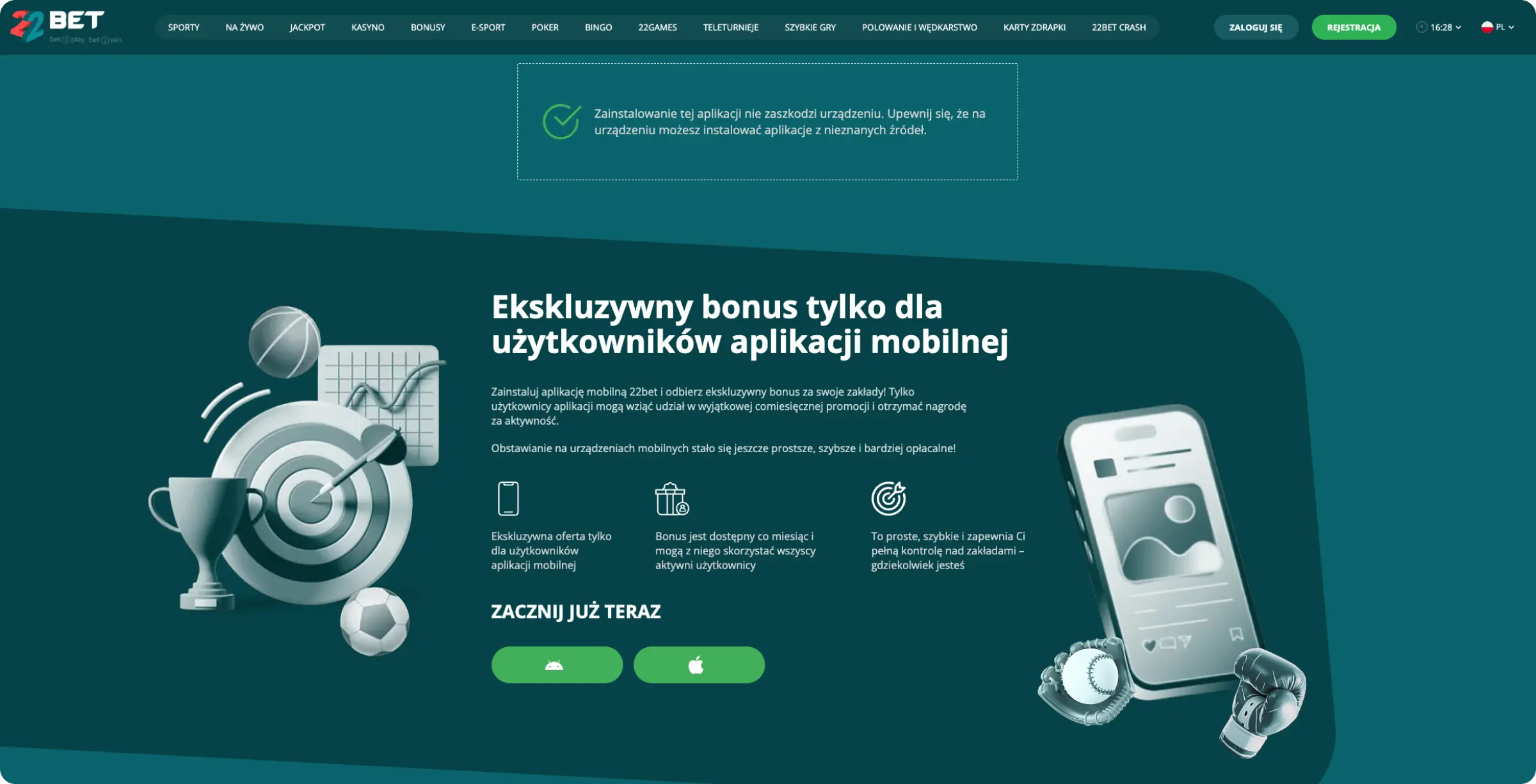 22Bet Android